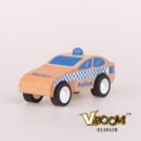 wooden assemble police car toy – educational building toy for boys 3+