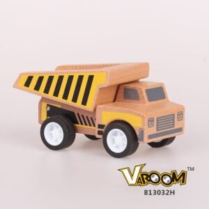 Wooden Dump Truck Toy (3+ Years) – Powerful Educational Construction Truck | Durable Wooden STEM Toy