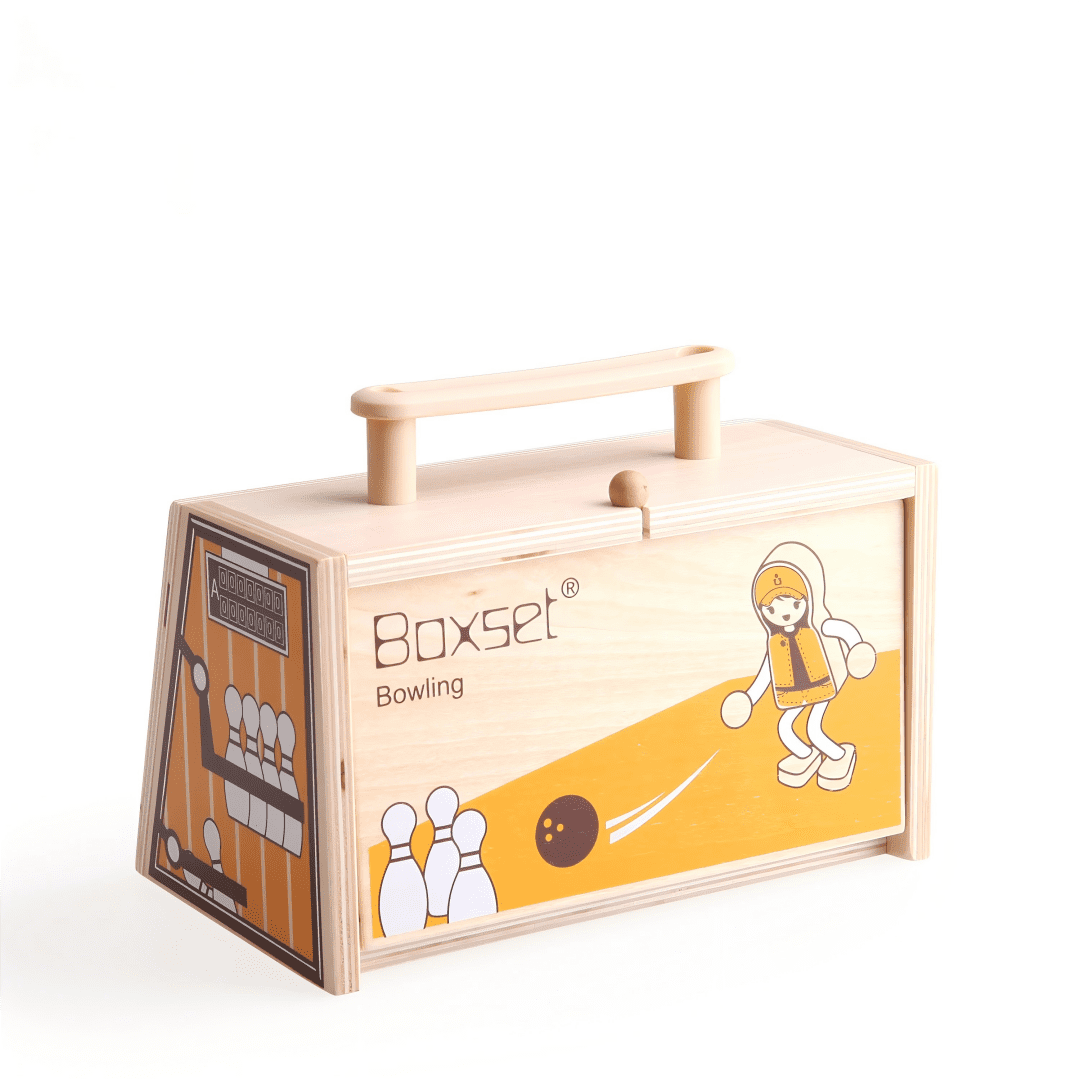 Bowling & Table Soccer Game for Kids (3+ Years) – Premium 2-in-1 Wooden Indoor Board Toy | Educational Family Fun - Image 3