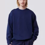 Loose Sweat Shirt - Light Blue