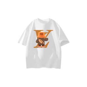 Men’s pure cotton white T-shirt