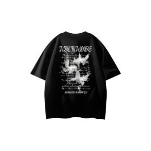 Men’s pure cotton black T-shirt