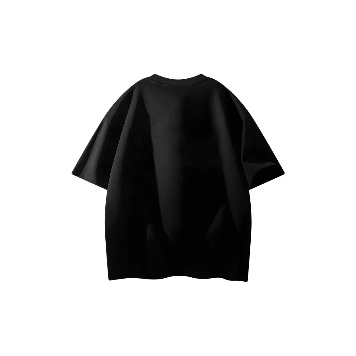 Men’s Pure Cotton Black T‑Shirt with Bear Print – Casual Graphic Tee - Image 3