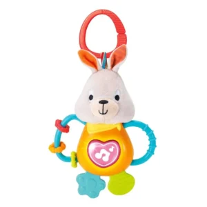 Winfun Bouncy Bunny Jungle Fun | Soft Musical Toy for 3 Months+