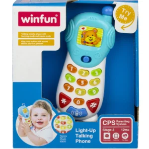 Winfun Light-Up Talking Phone | Learning Toy Phone for 12 Months+