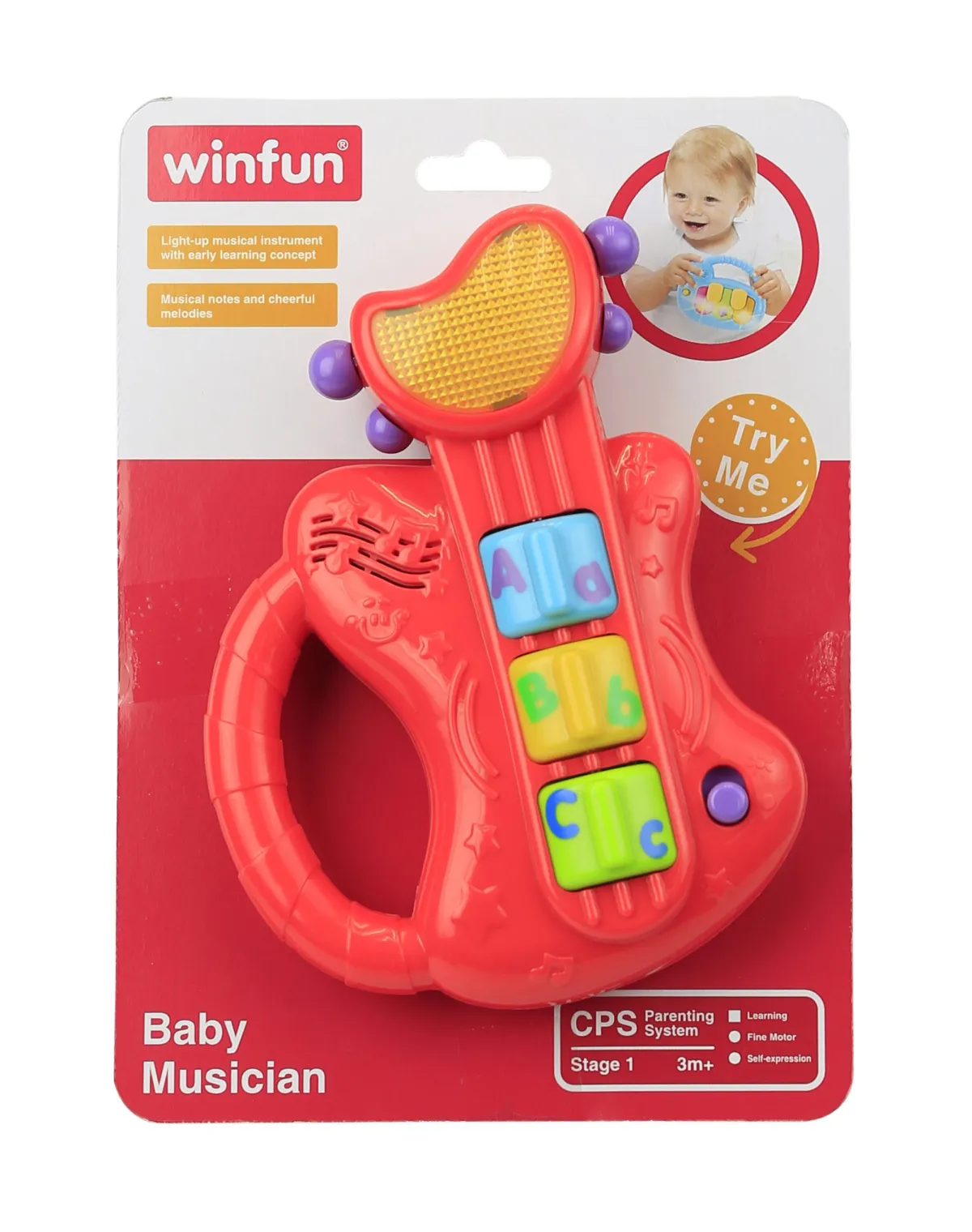 Winfun Baby Musician Guitar | Musical Baby Toy for 3 Months+ - Image 2