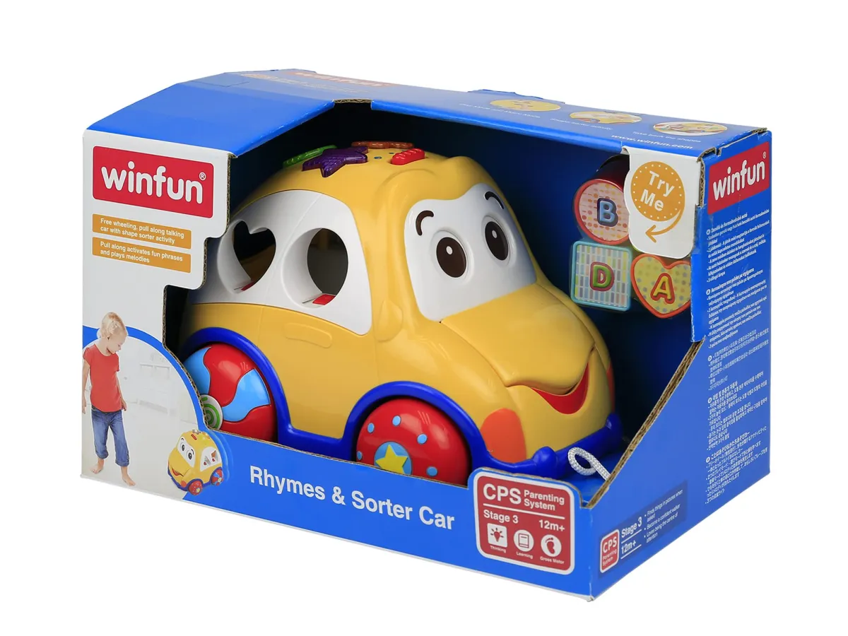 Winfun Rhymes and Sorter Car | Learning Shape Sorter for 12 Months+ - Image 3