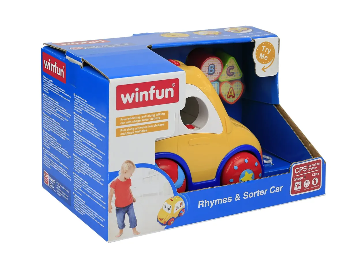 Winfun Rhymes and Sorter Car | Learning Shape Sorter for 12 Months+ - Image 4