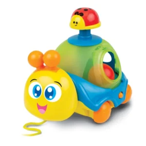 Winfun Spin N Pull Snail | Pull-Along Toy for 12 Months+
