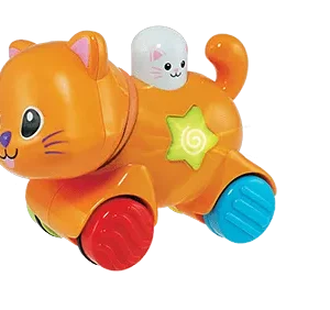 Winfun Press N Go Pet Kitten | Push-and-Go Toy for 12 Months+