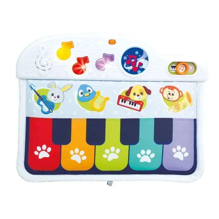 Winfun Animal Friends Crib Piano | Crib Piano Toy for 0 Months+