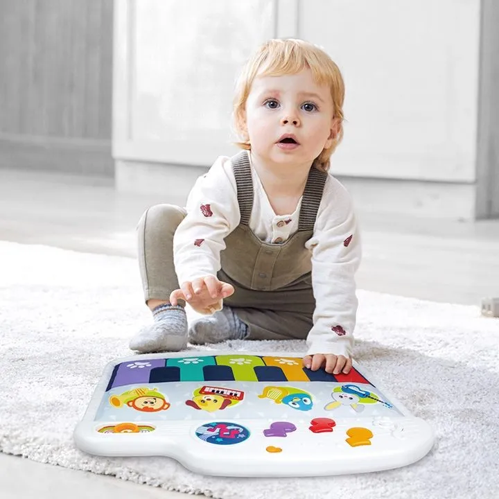 Winfun Animal Friends Crib Piano | Crib Piano Toy for 0 Months+ - Image 2