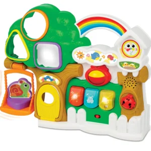 Winfun Light N Sounds Sorter Treehouse | Shape Sorter Activity Toy for 12 Months+