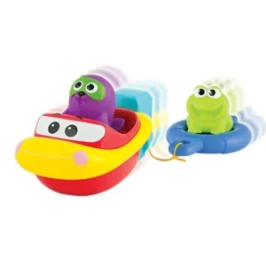 Winfun Pull N Go Boat Set | Bath Toy Set for 12 Months+