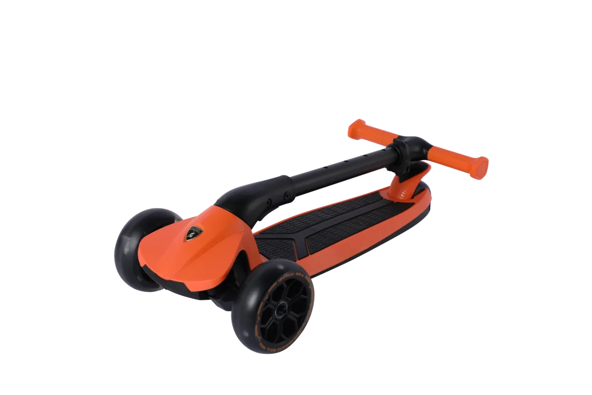Lamborghini 3-Wheel Kids Scooter Orange | Kids 3-Wheel Scooter for 3 Years+ - Image 4