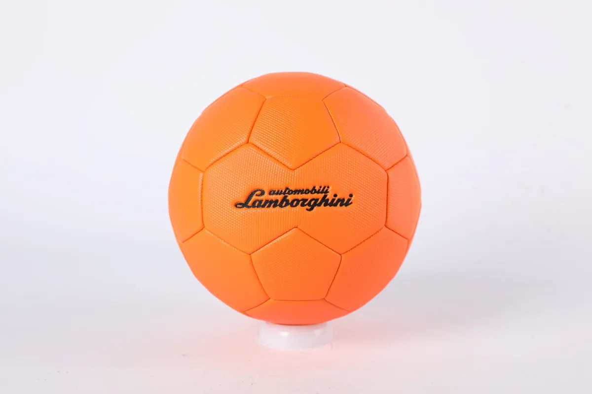 LAMBORGHINI No.5 PVC SOCCER BALL-ORANGE (Size 5) - Image 4