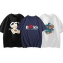Men's 3-Pack T-Shirt Combo: Cube Print + Boss Blue + Bear Print