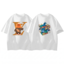 Men's 2-Pack T-Shirt Combo: Cube Print + Premium White