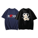 Men's 2-Pack T-Shirt Combo: Boss Blue + Bear Print