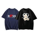 Men's 2-Pack T-Shirt Combo: Boss Blue + Bear Print