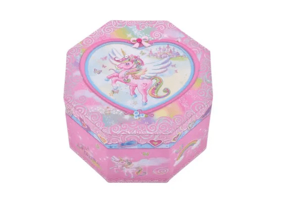 Pecoware Octangle Shape Music Jewelry Box | Musical Jewelry Box for 5 Years+ - Image 2