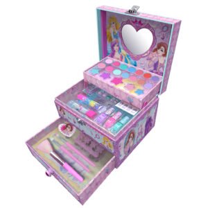 Pecoware 3 Layer Princess Cosmetic Set | 3-Layer Cosmetic Tower for 5 Years+