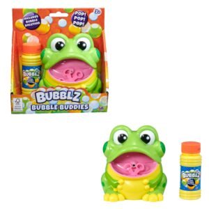 Bubblz Bubble Buddies Frog | Automatic Bubble Machine for 3 Years+