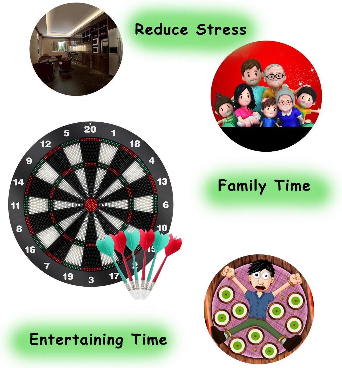 SAM Toys Dart Set 6 Pieces | Dart Set for 6 Years+ - Image 7