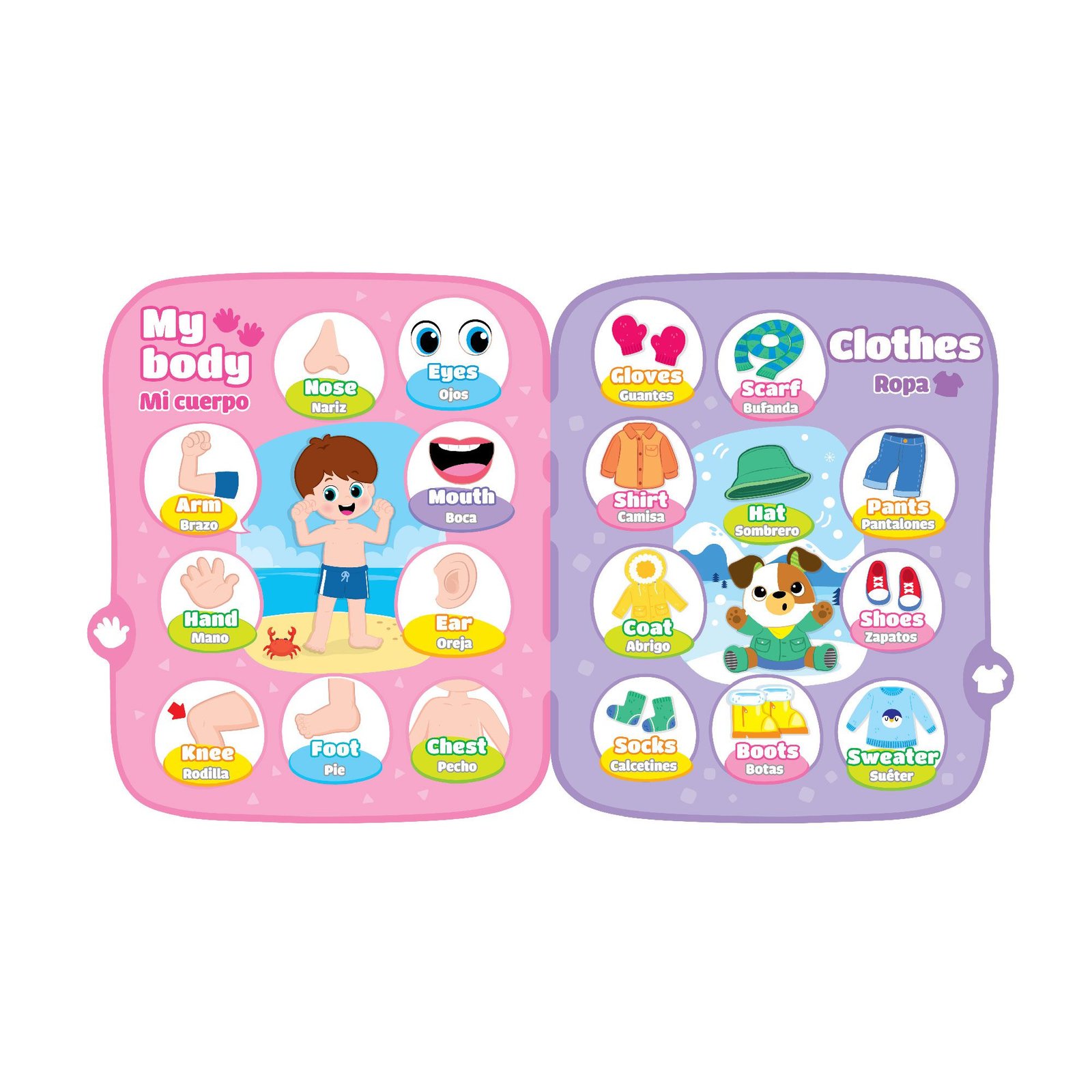 110 Bilingual Learning Book - First Words 12M+ - Image 5