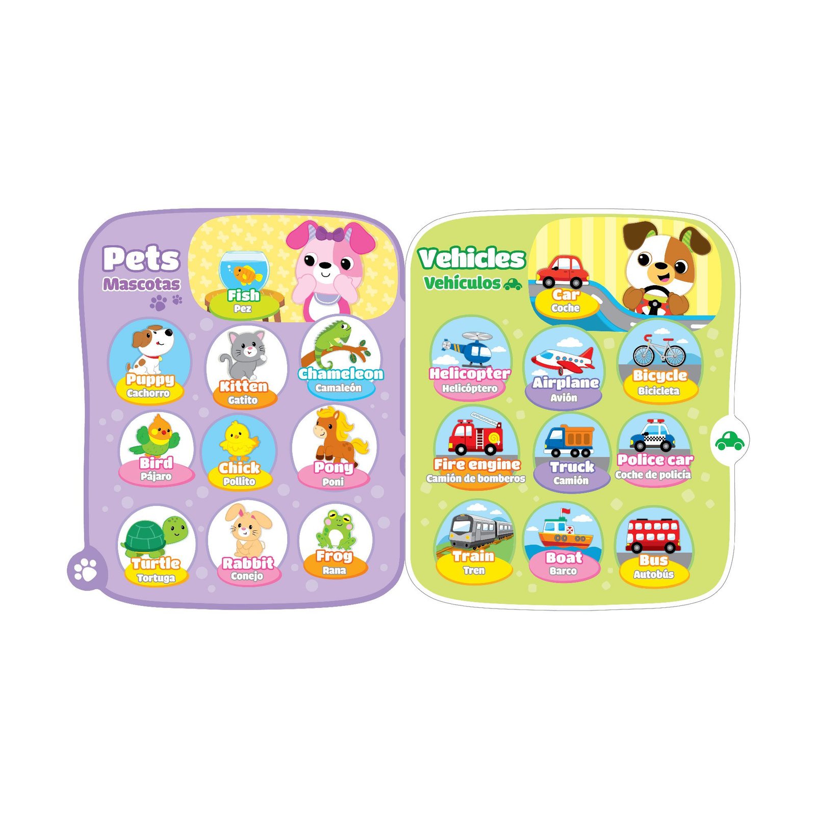 110 Bilingual Learning Book - First Words 12M+ - Image 2