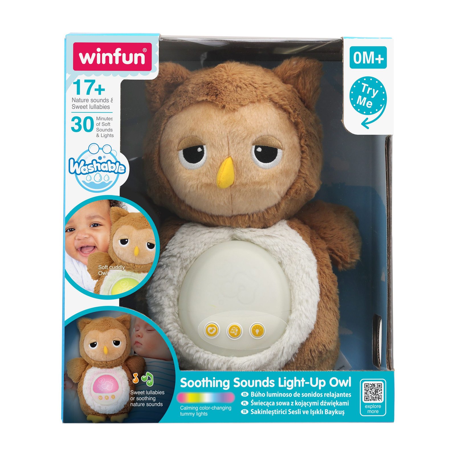 Soothing Sounds Light-Up Owl - Image 5
