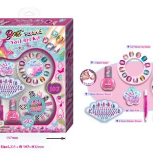 Pecoware Best Scented Nail Art Kit | Scented Nail Art Set for 6 Years+