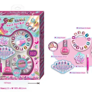 Pecoware Best Scented Nail Art Kit | Scented Nail Art Set for 6 Years+