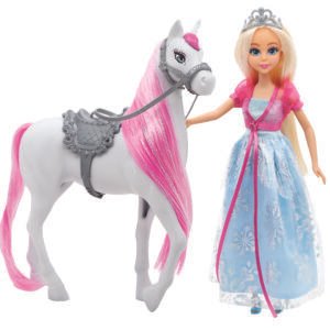 Funville Dreameez Princess with Horse | Fashion Doll Set for 3 Years+