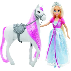Funville Dreameez Princess with Horse | Fashion Doll Set for 3 Years+