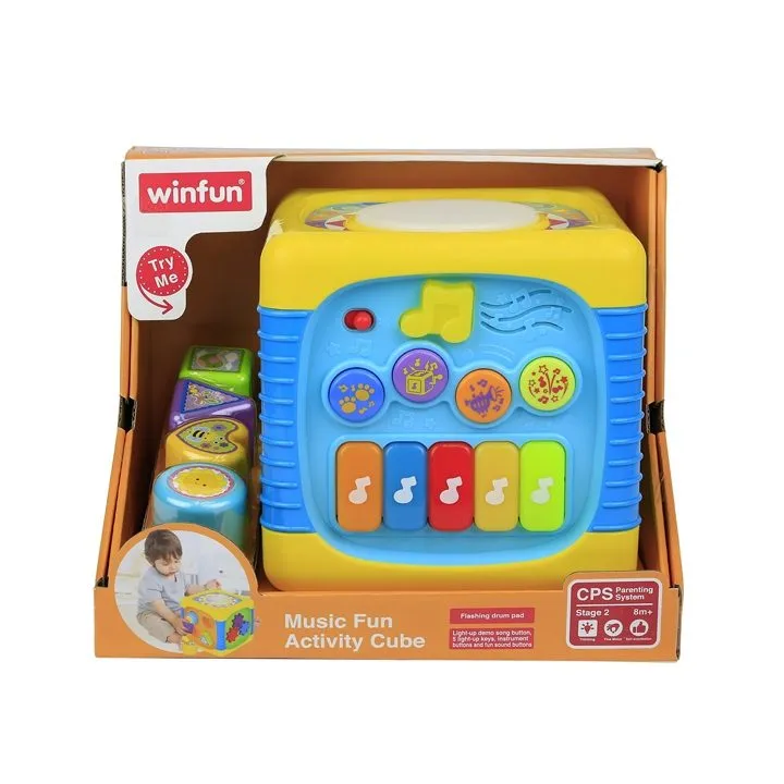 Winfun Music Fun Activity Cube | Multi-Activity Cube for 12 Months+ - Image 7