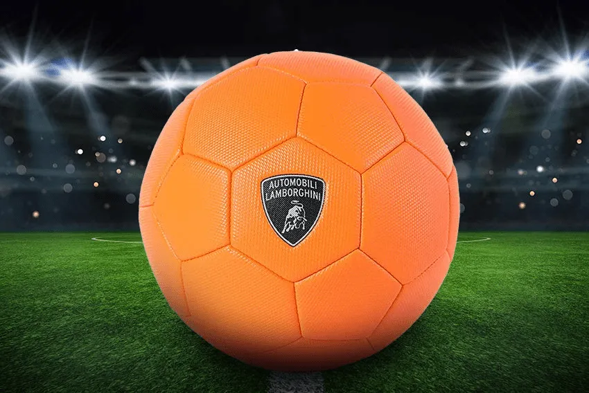 LAMBORGHINI No.5 PVC SOCCER BALL-ORANGE (Size 5) - Image 8