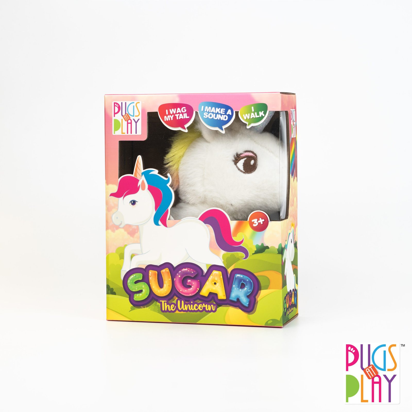 Pugs at Play Sugar Unicorn Cream | Novelty Squeeze Toy for 3 Years+ - Image 5